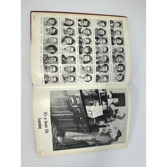 1954 David City High School Nebraska Scout Yearbook Embossed Cover No Writing - Picture 7 of 12